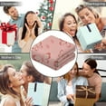 thumbnail image 5 of Wearable Blanket,Pink Butterfly Pattern Hooded Wearable Flannel Blanket for Adults & Teens,Winter Poncho Shawl Wrap Cape Cozy Anti-Pill,60"x80", 5 of 5