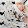 thumbnail image 6 of Chickens Rooster Baby Blanket Gifts Cozy Soft Swaddle Blanket Boys, Girls, Infant, Newborn Receiving Blankets Christmas Birthday Gifts 40"x30" (Toddler) for Pets, 6 of 6