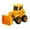 B, variant on Oioii Simulation Engineering Car Press Walking Toy, Inertia Engineering Mixer Excavator Vehicle, Friction Power Construction Car, Durable Interactive Play Vehicle,D