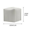 thumbnail image 2 of Tissue Box Cover, [Refined] Modern PU Leather Square Tissue Box Holder - Decorative Holder/Organizer for Bathroom Vanity Countertop, Night Stands, Office Desk & Car 5"×5"×5", 2 of 3