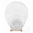 thumbnail image 2 of Restaurant Value, Stoneware Wide Rim with Rolled-edge, Bright White Plate 6.25", Case of 36, 2 of 4