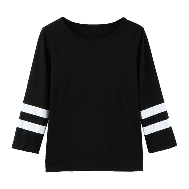 DXOUPM Chandail à Manches Longues à Col Rond pour Filles, Chandail Molletonné pour Enfants, Blouse Décontractée Ample, Sortie