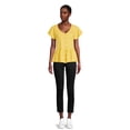 thumbnail image 2 of Time and Tru Women's Peplum Top, Sizes XS-XXXL, 2 of 5