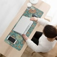 thumbnail image 3 of Intricate Mandala Design Mouse Pad: Cute, Small Size - Non-Slip, Waterproof with Stitched Edge - Ideal for Women & Office (31.5x11.8 Inch), 3 of 7