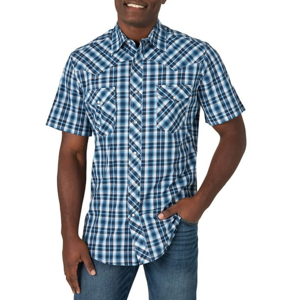 wrangler double pocket shirt