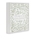 thumbnail image 2 of Stupell Industries Traditional Curved Ivy Sprigs Proverb White Framed Giclee Art, 17 x 17, by SD Graphics Studio, 2 of 8
