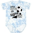 thumbnail image 3 of Inktastic Little Sister and Biggest Fan Soccer Player Girls Baby Bodysuit, 3 of 5