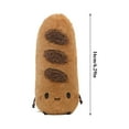 thumbnail image 2 of Wizlet Baguette Plush Toy - Soft Stuffed Baguette Gift, 4.33 inch Cute Food Stuffed Animals Pillow for Kids & Adults D, 2 of 6