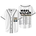 thumbnail image 1 of Noel Miller 2025 Tour Dates Chaqueta de béisbol Camiseta Verano Unisex Camisetas de manga corta con cuello en V,Style 3,L, 1 of 6
