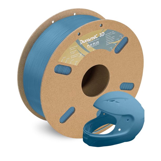 Filamento DURAMIC 3D PLA+ de 1,75 mm, 1 kg, azul vaquero