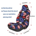 thumbnail image 3 of Balery American With Lips Funda de Asiento para Auto con Diseño - Cubierta Frontal Suave y Transpirable con Protector Antideslizante- 1 Unidad, 3 of 5