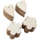 thumbnail image 5 of Pendientes De Madera Al Por Mayor, Pendientes Ahuecados 100 Uds. Pendientes De Madera Para Mujer, Para Hacer Joyería DIY, Colgante Artesanal Hecho A Mano Fyydes Wooden Crafts, 5 of 8