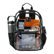 Eastsport Unisex Primo Clear 16 Backpack, Black