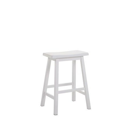 Camden White Counter - ACME Gaucho Counter Height Stool (Set of 2), White