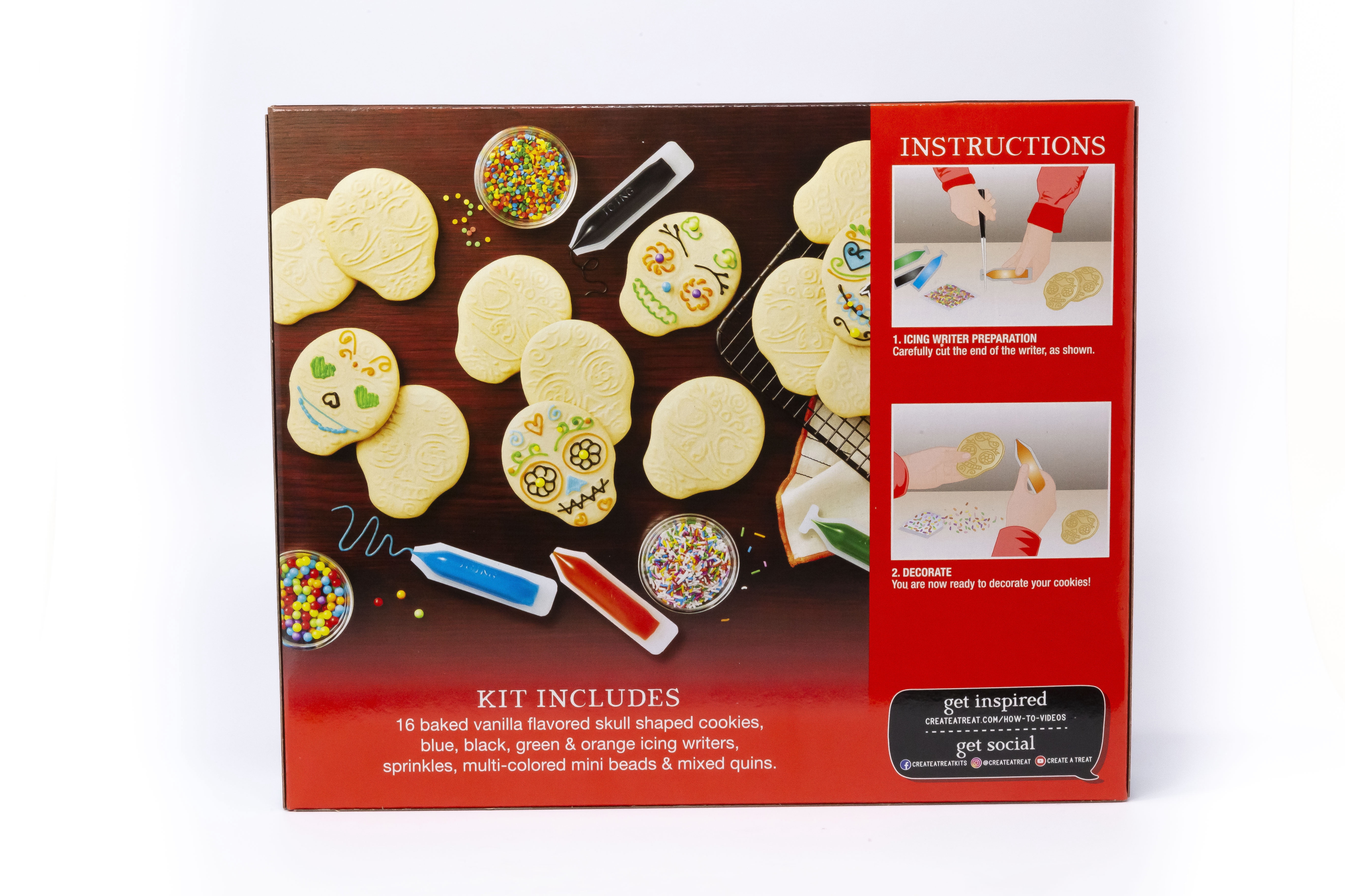 Freshness Guaranteed Day of the Dead Cookie Kit, 24.3 oz, 16 Count