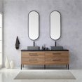 thumbnail image 2 of Trento 72" Double Concrete Sink Bath Vanity in North American Oak with Mirror, 2 of 12