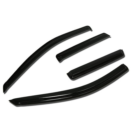 - For 2003 to 2007 For Nissan Murano Z50 4DR 4pcs Window Vent Visor Deflector Rain Guard (Dark Smoke) 04 05 06