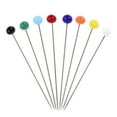 thumbnail image 3 of 100Pcs Glass Head Pins Assorted Color Round Head For Sewing And Crafting Tools, 3 of 8