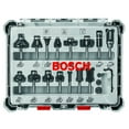 thumbnail image 1 of BOSCH RBS015MBS 15-Piece (Universally Compatible Accessory) Carbide-Tipped Wood Router Bit Assorted Set, 1 of 10