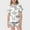 White, variant on Teen Silk Pajama Set for Girls Boys Dinosaur Pajamas Button Down Homewear Set Pjs Sleepwear Outfits Christmas Girls Pajamas 12-13 Years Kids Clothes