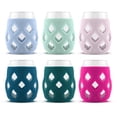 thumbnail image 1 of Juego de copas de vino Ello Cru, 500 ml, sin tallo y funda de silicona, 6 unidades, 1 of 3