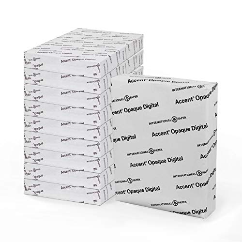 Accent Opaque, Smooth White, 24lb / 60lb, Legal, 8.5 x 14, 97 Bright, 5,000 Sheets / 10 Ream Case, Made in The USA