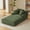 Green, variant on FFH 78.7" Oversized Chaise Lounge Chair Indoor, Corduroy Upholstered Modern Couch, Comfy Sleeper Sofa for Living Room/Office, No Assembly Required, Dark Gray