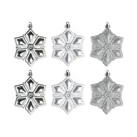 

ZTTD Christmas Pendant Christmas Ball Decorations Five Pointed Star Snowflake Gift Bag Desktop Christmas Tree Pendant From 3.2 Inches To 4.2 Inches A