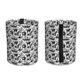 thumbnail image 2 of Naloa Black White Halloween Car Trash Can Garbage Car Accessories Trash Can Car Waste Bin for for Driver and Passenger Any Vehicle, 2 of 7