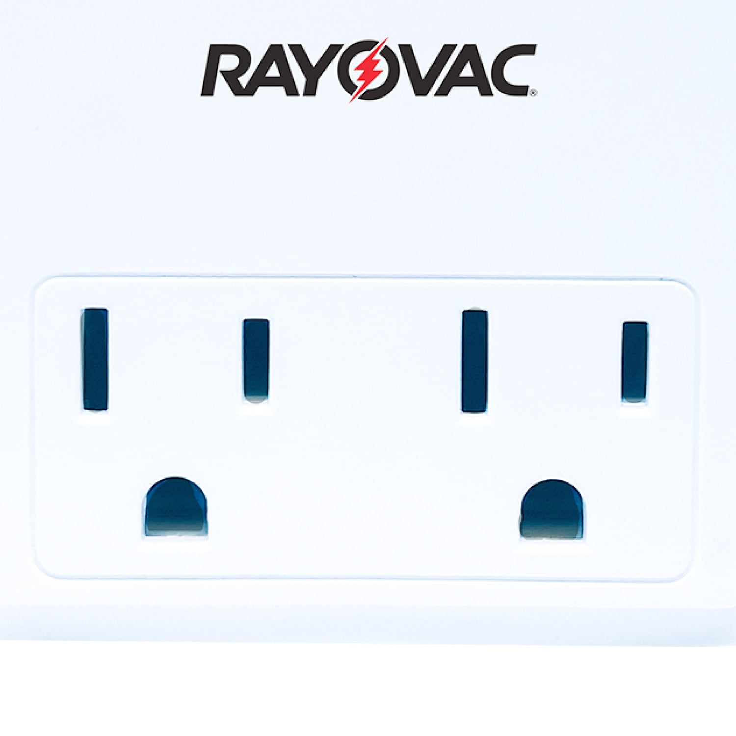 RAYOVAC Portable Surge Protector Wall Tap with Phone Holder, AC Outlets and 2 USB Ports (2 Outlet), SS-Q301C