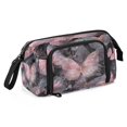thumbnail image 2 of Nylon Fish Mouth Pencil Case with Large Capacity Zipper Pencil Pouch Pink with Gold Butterfly Pencil Bag Organizers, 2 of 7