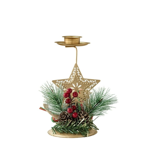 Velas para Ventanas Bandeja de Velas de Pantalla de Ventana de Hierro Forjado Dorado