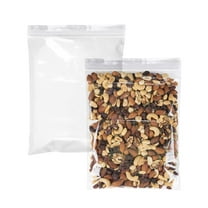 Pack of 1000 Zipper Bags, Clear 8 x 10. Heavy Duty Seal Top Polyethylene Bags for Packing and Storing 8x10. Thickness 6 mil. Plastic Bags for Industrial, Food Service, Health Needs