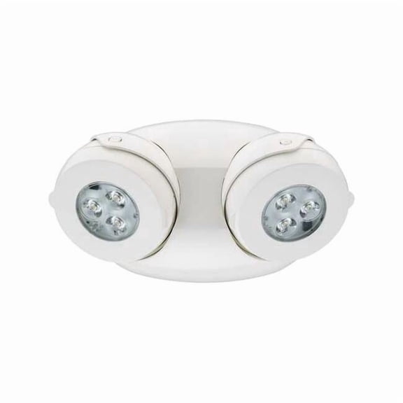 Lithonia Lighting Emergency Light Head,LED,5 W,2 Lamps ELMRE SP1100L T M12