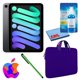 thumbnail image 1 of Paquete Apple iPad Mini 6 (2021, 256 GB, Wi-Fi + celular, gris espacial) (MK8F3LL/A) usado con funda con cremallera morada + kit de limpieza de pantalla, 1 of 9
