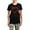 With Gray Camo Pant, variant on CafePress - Heart_Jump_Trans Women's Dark Pajamas - Women's Short Sleeve Print T-Shirt and Pants Dark Cotton Pajama Set