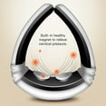 thumbnail image 4 of Masajeador cervical inalámbrico con tecnología 3D inteligente y pulsos eléctricos para aliviar el dolor y mejorar la movilidad. Incluye parches para masajes en cuello, espalda, piernas y más. Diseño, 4 of 6