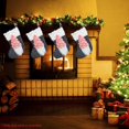 thumbnail image 3 of Calcetín de Navidad personalizado Gnomo muñeco de peluche sin rostro bolsa de regalo para fiesta temática de árbol de Navidad, 3 of 8