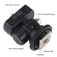 thumbnail image 3 of YSX 1/4 Inch Screw Thread Cold Shoe Tripod Mount Adapter Camera Mount Adapters black, 3 of 8
