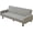 Dark Gray, variant on 77.5" Convertible Futon Sofa Bed for Small Spaces, 3-Position Backrest, Soft Flannel Upholstery, Armrests, Metal Legs, Tan
