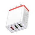 thumbnail image 2 of QC3.0 Cargador rápido de pared 3 USB multipuerto 5V / 9V / 12V Cargador inteligente para teléfono de viaje 3 puertos Enchufe de EE. UU. kenally DZ5231-03B, 2 of 2