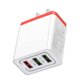 thumbnail image 2 of Cargador rápido de pared 3 USB multipuerto 5V / 9V / 12V Cargador inteligente para teléfono de viaje 3 puertos Enchufe de EE. UU. Inevent DZ5231-03B, 2 of 5