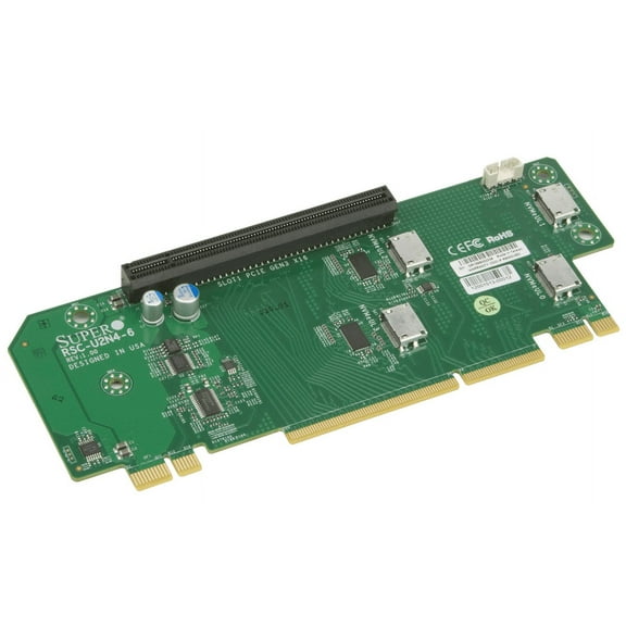 Supermicro RSC-U2N4-6 2U LHS 4x NVMe Ports Riser Card