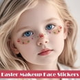 thumbnail image 2 of Waterproof Easter Temporary Tattoo Stickers for Kids, Assorted Holiday Face & Body Decals for Party Favors & Decorations, Easy Apply & Remove, 2 of 8