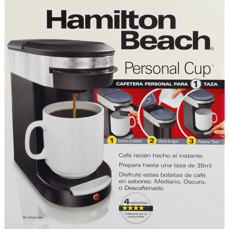 Hamilton Beach HDC200S Stainless Steel Single Serving Pod Coffee