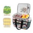 thumbnail image 2 of FORMRS Insulated Cooler Bag 24 Cans Capacity Soft Leakproof Lunch Box with Side Pockets, Vibrant Flowers, 2 of 7