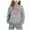 Grey, variant on Huowey Children's Fashion Casual Printed Long Sleeved Hooded Top Hoodie Pants Suit