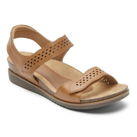 

Cobb Hill Women s May Wave Strap Sandal Amber - CJ0951