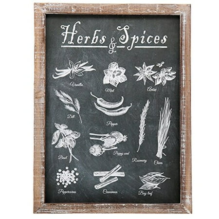 Us Army Sign Board - Barnyard Designs Vintage Herb and Spices Chalkboard Art Wood Framed Plaques, Primitive Country Farmhouse Home Decor Sign 16