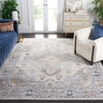 thumbnail image 2 of SAFAVIEH Oregon Ethelinda Floral Bordered Area Rug, 10' x 14', Beige/Grey, 2 of 7